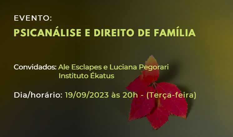 Psicanaliseedireito-CAPA3 Inscrição Evento: Psicanálise e direito de família